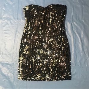 Fredericks of Hollywood Double Sequin Mini Dress